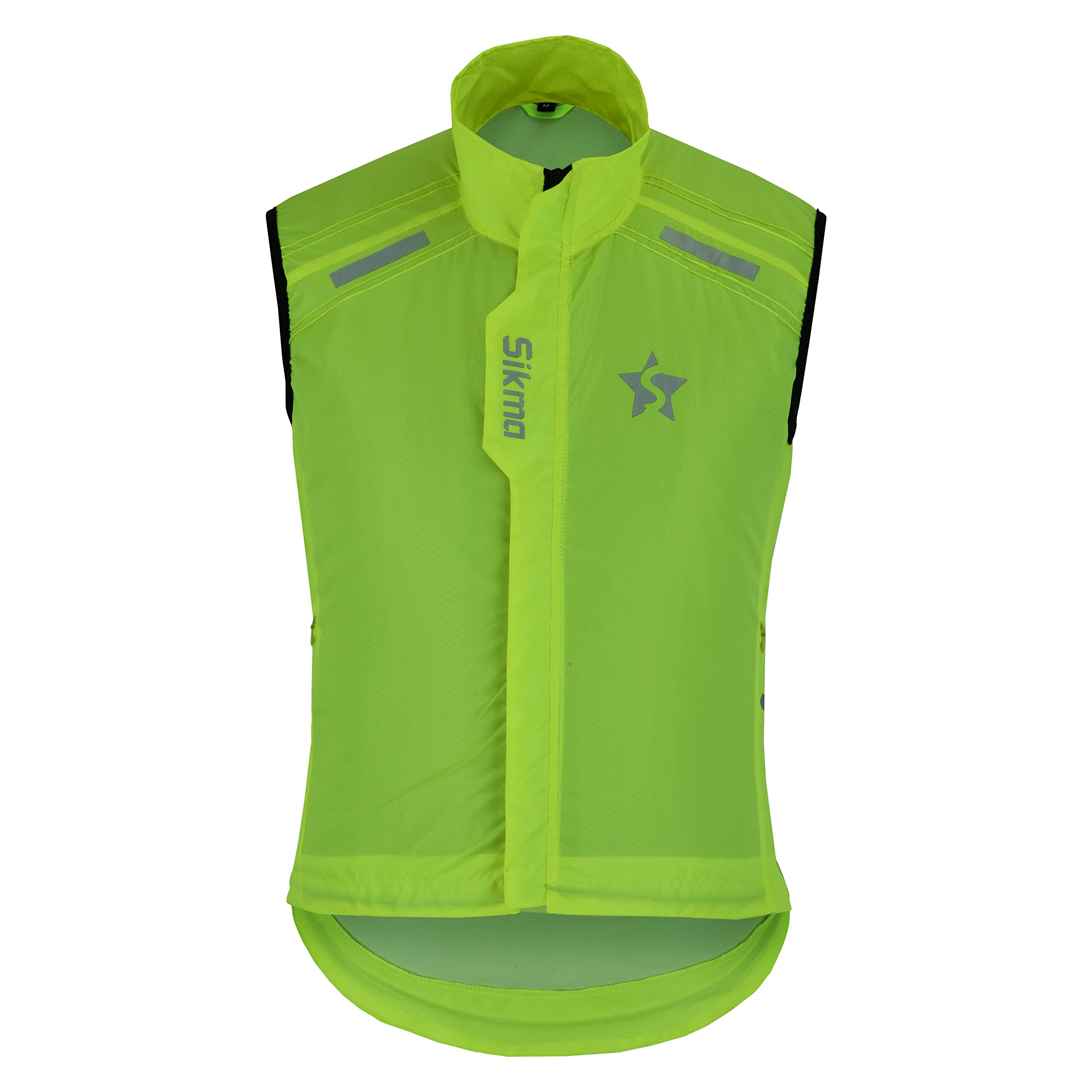 SikmaMen's women Cycling Gilet Shower Windproof Running Unisex HI-VIZ Vest  Cycle Jackets