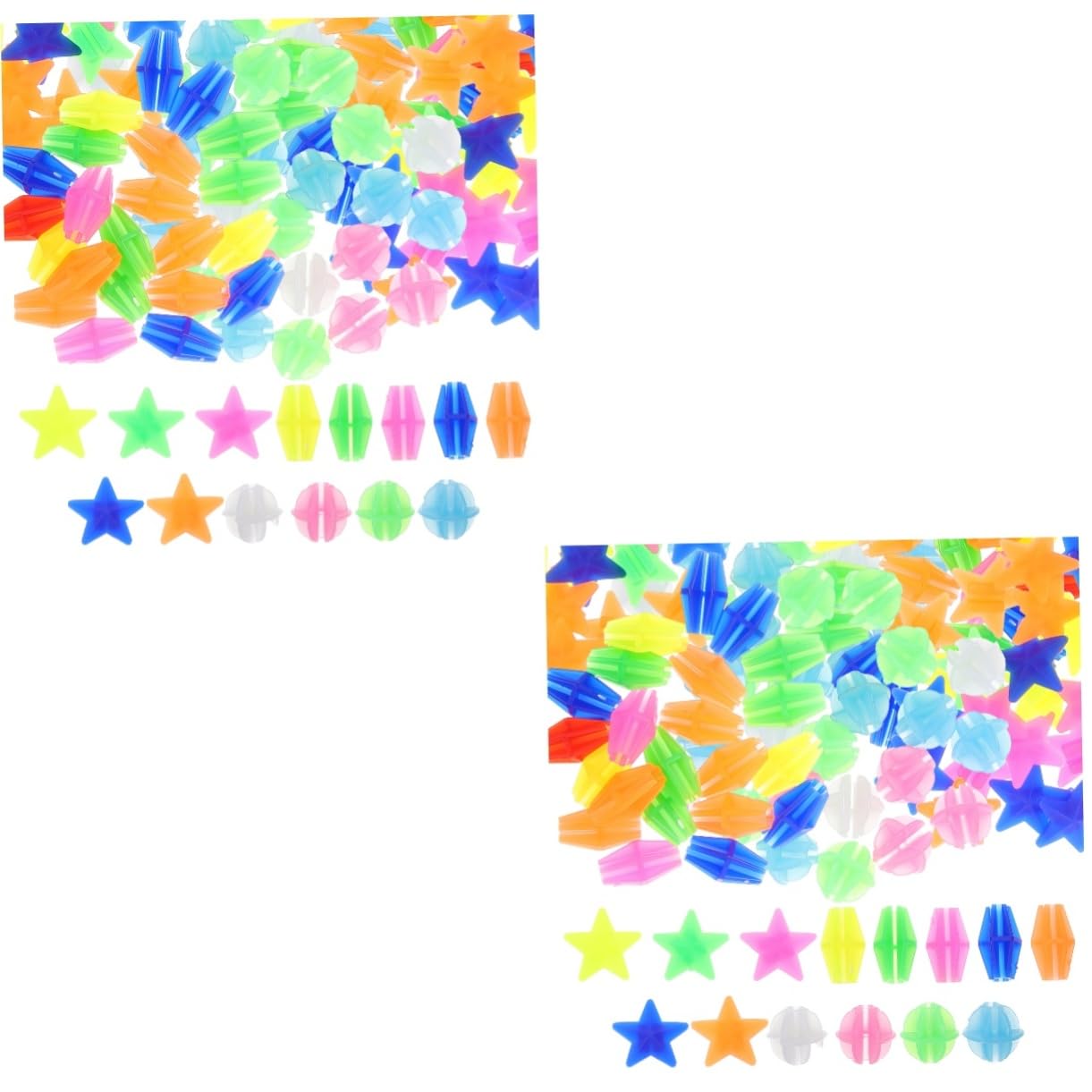 Toddmomy 216pcs Bike Wheel Beads Decorations and Ornaments for Boys and Girls Easy to Install and Remove Includes