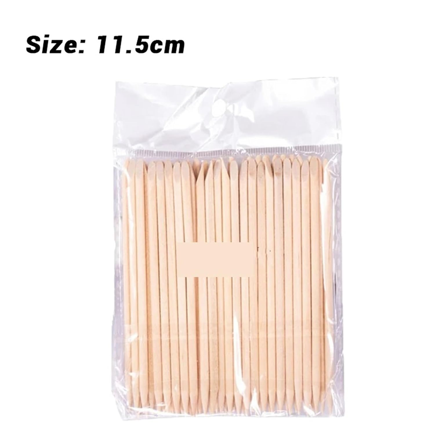 Wood Nail Sticks 400-2400Pcs Wood Grain Dead Leather Push Double-head Drill Pipe Cuticle Remove Nails Sticks Manicure(400pcs)
