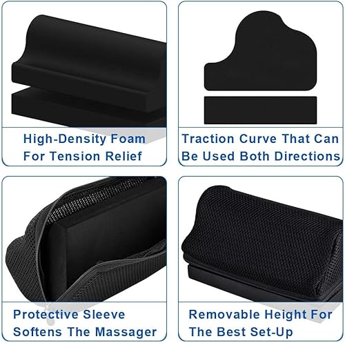 Miniatura 3 de StrongTek Cuña cervical para el cuello – Bloque ortopédico de espuma firme para la restauración de la curva del cuello, soporte para corrección de