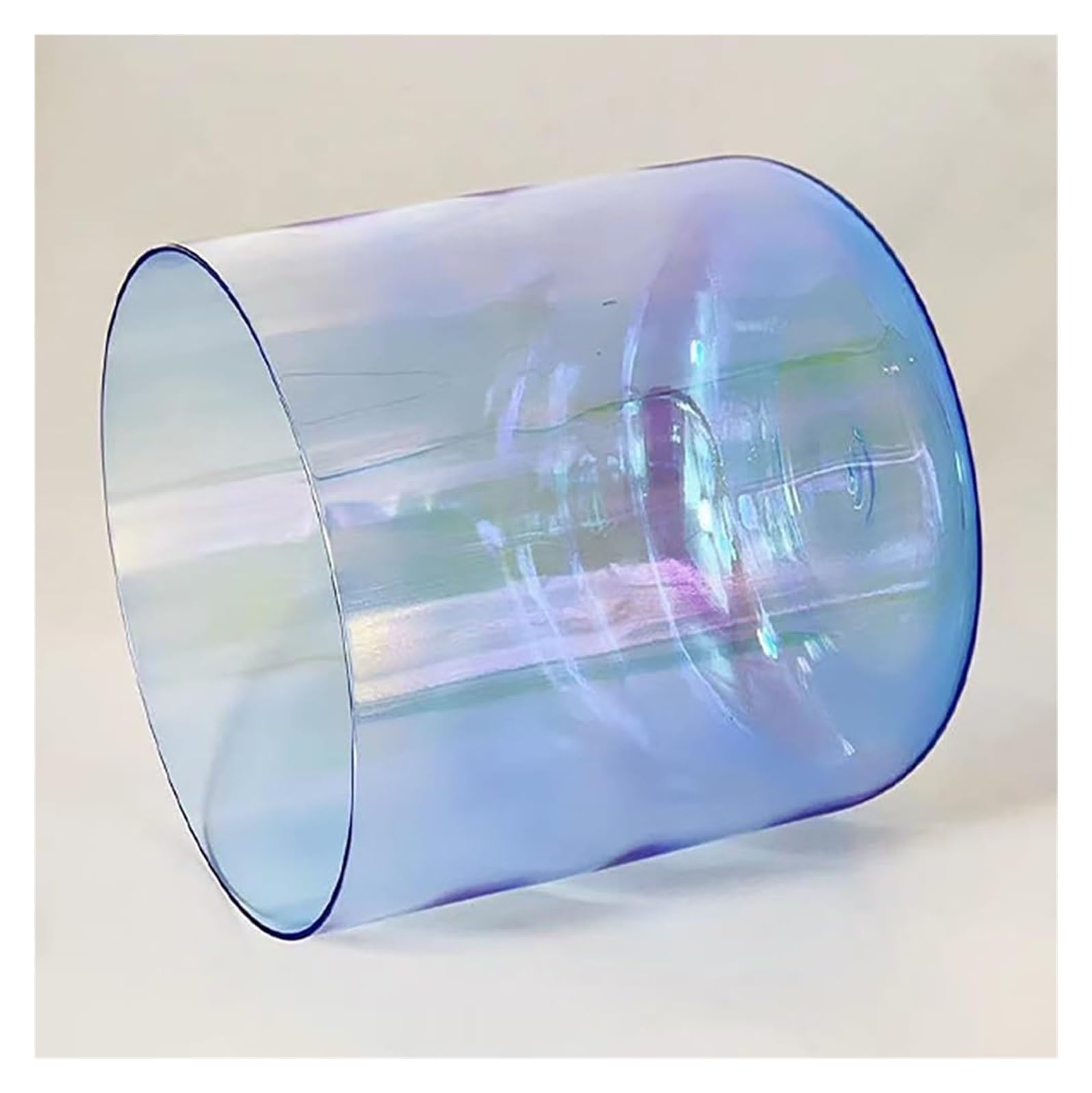 Cuencos tibetanos de cuarzo, 432 Hz con golpeador acrílico y junta tórica gratuitos, cuenco de sonido(6"E)