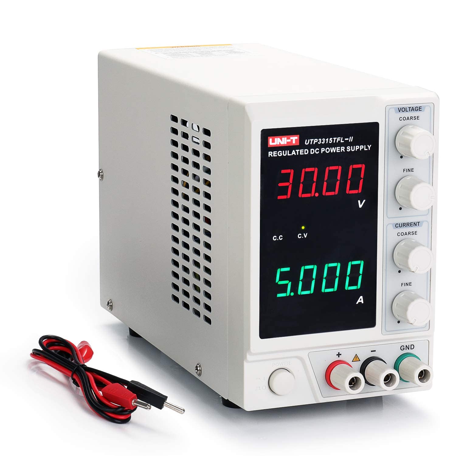 See full amazon price history chart for UNI-T 30V 5A Linear Power Supply, UTP3315TFL-II Regulated Bench Power Supply, 4 Digital LED with Alligator Leads By Skyking UNI-T 30V 5A Linear Power Supply, UTP3315TFL-II Regulated Bench Power Supply, 4 Digital LED with Alligator Leads By Skyking (B09RZY13NK) Amazon Price History, Amazon Price Tracker