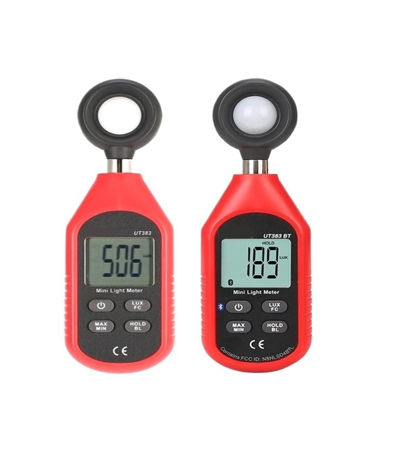 miernik UVB, UT383 UT383BT Cyfrowy luksomierz Tylko UT383BT Bluetooth Mini światłomierz Sprzęt do testów środowiskowych Ręczny iluminator(UT383BT)