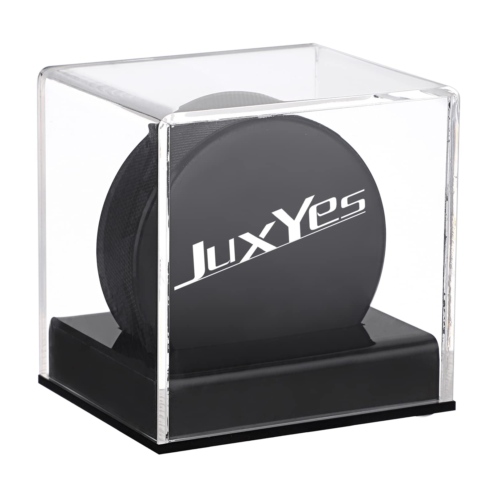 Stackable Puck Case Snapklik.com : JUXYES Clear Acrylic Hockey Puck Display Case