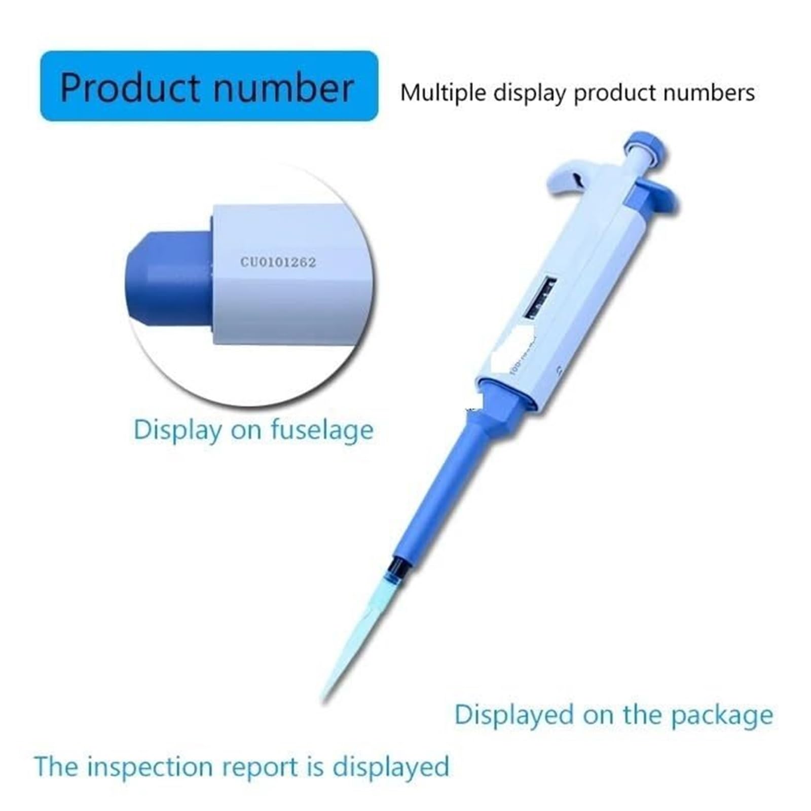 Elektronische Pipette, Pipette, 1–10 Ml, Digital Verstellbare Mikropipetten-Pipettierpistole Mit 10 Ml-Spitze,Tragbares Pipettengerät