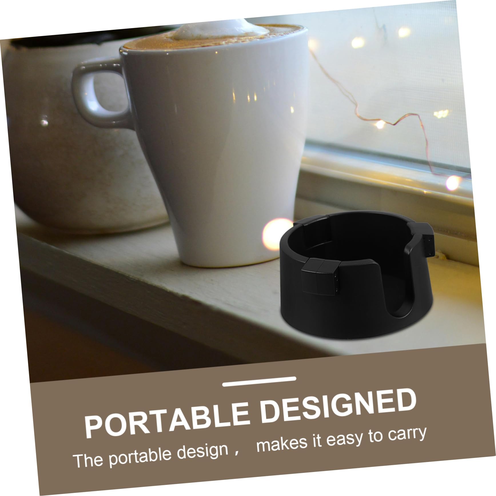 2piezas Portavasos Antiderrames Multifuncional para Mesa y Sofá Soporte De Bebidas y Aislante para Tazas y Botellas para Oficina Camping y Viajes