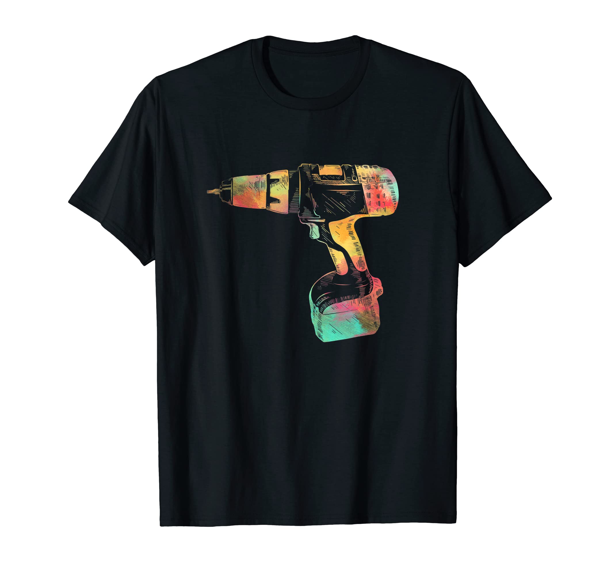 Handyman DIY Gifts Men Women Colorful Cordless Screwdriver T-Shirt