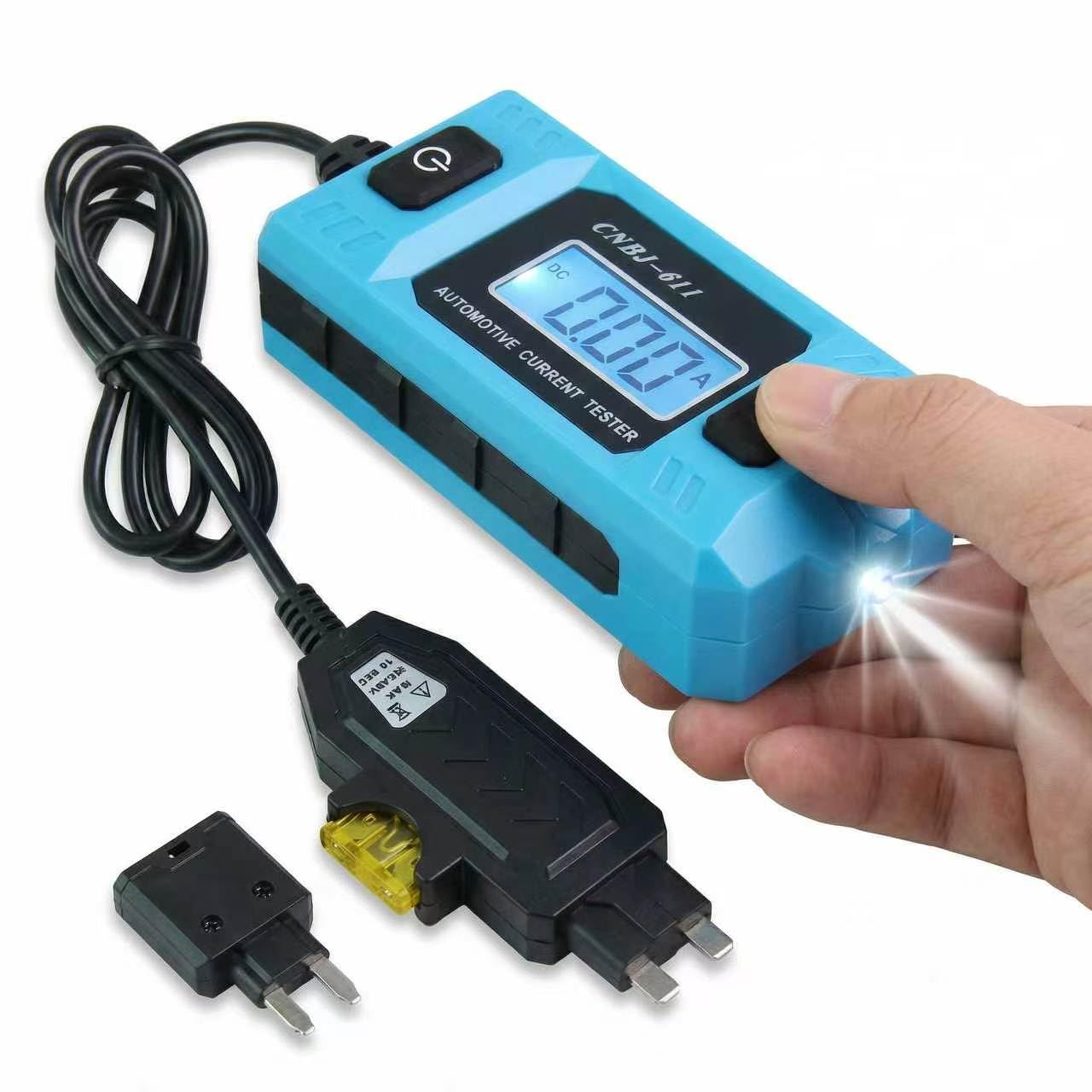 12V 48V Car Fuse Tester, Automotive Relay Checker & Power Circuit Tester Pen Probe | Cordless Compact Voltage Test Light, Broken Wire Tracer Detector for Battery, Short Fault Wiring Finder Tool