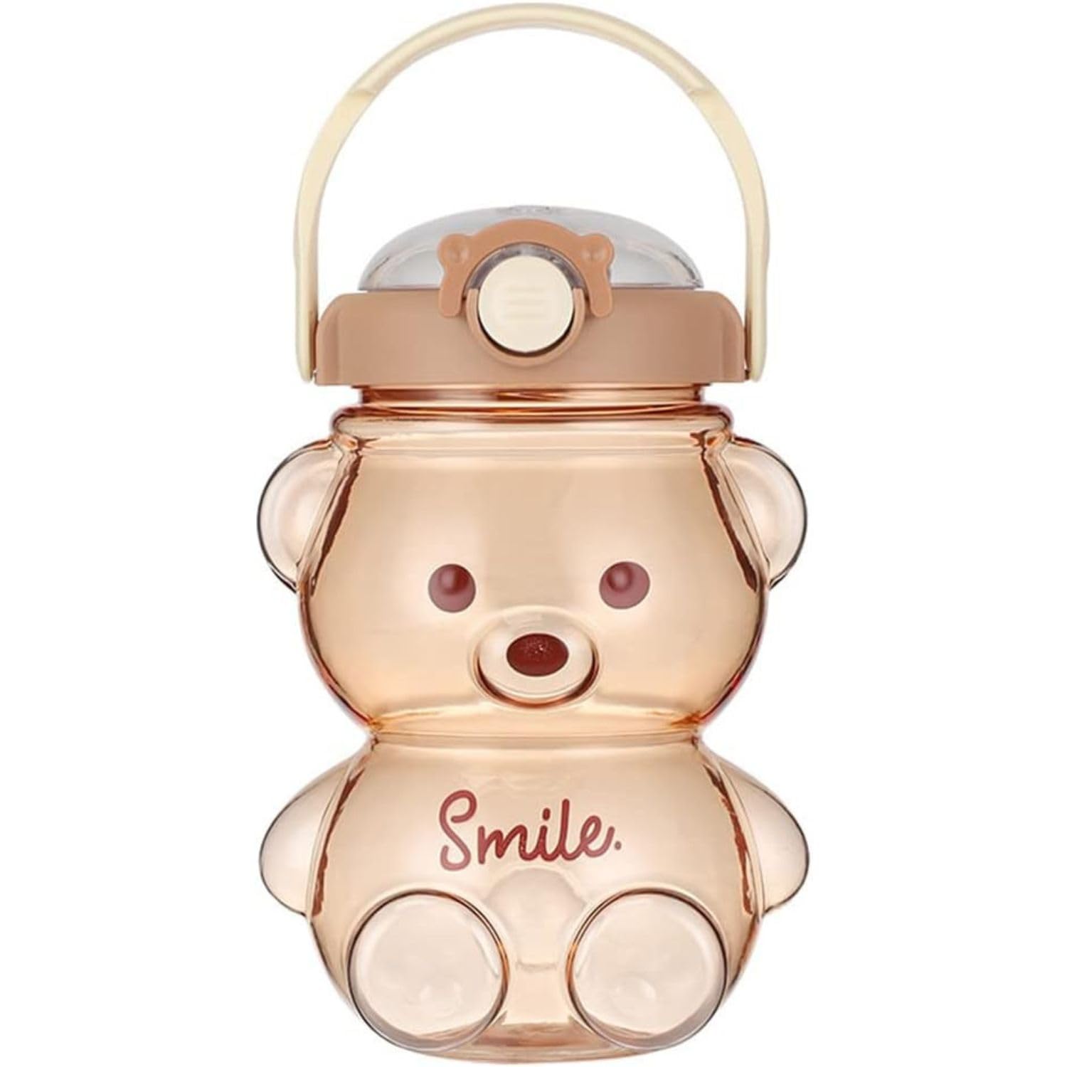 ARTLABEL BPA Free Teddy Bear Anti-Leak Water Bottle with Straw for School Kids Boys Girls & Adults Travel Gym and Camping -1000 ML-(Teddy (Brown)) (B0D31N7JFW) Amazon Price History, Amazon Price Tracker