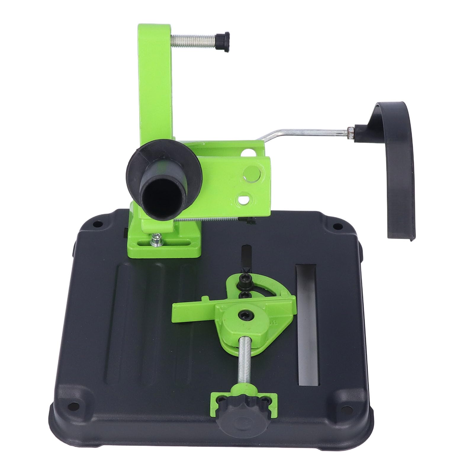 Cocoarm Supporto per Smerigliatrice Angolare, Base del Supporto per Smerigliatrice in Acciaio Inossidabile ABS per Utensili da 100 a 125 Mm, Angolo Regolabile con Scala, Vite di Fissaggio Filettata,