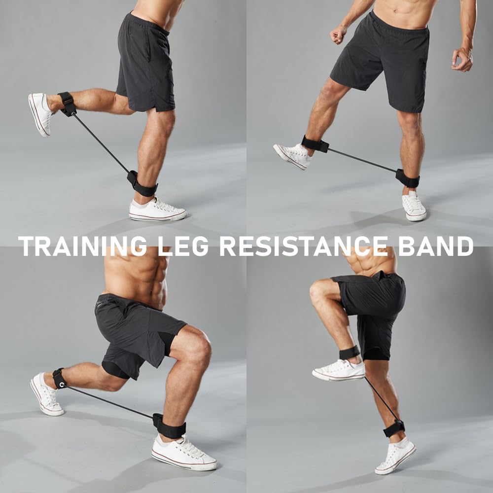 METABALL Leg Resistance Cuff Bands - Lower Body Strength & Speed Training For Sports & Fitness - View #7