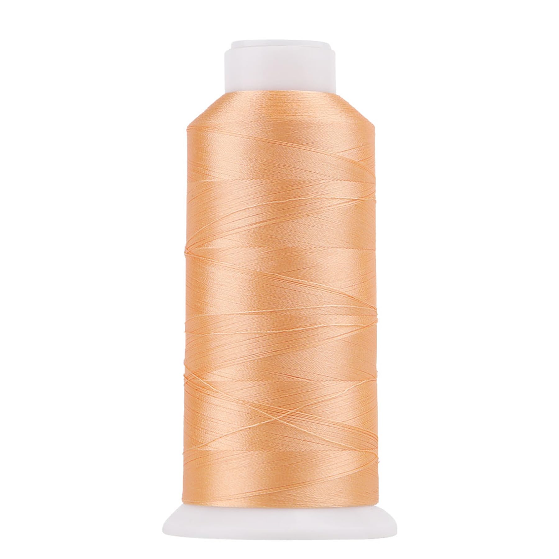 High Tenacity Polyester Embroidery Machine Thread 40WT(120D/2) 4000M Per Spool for Commercial and Domestic Embroidery Machine (Cantalope-1752)