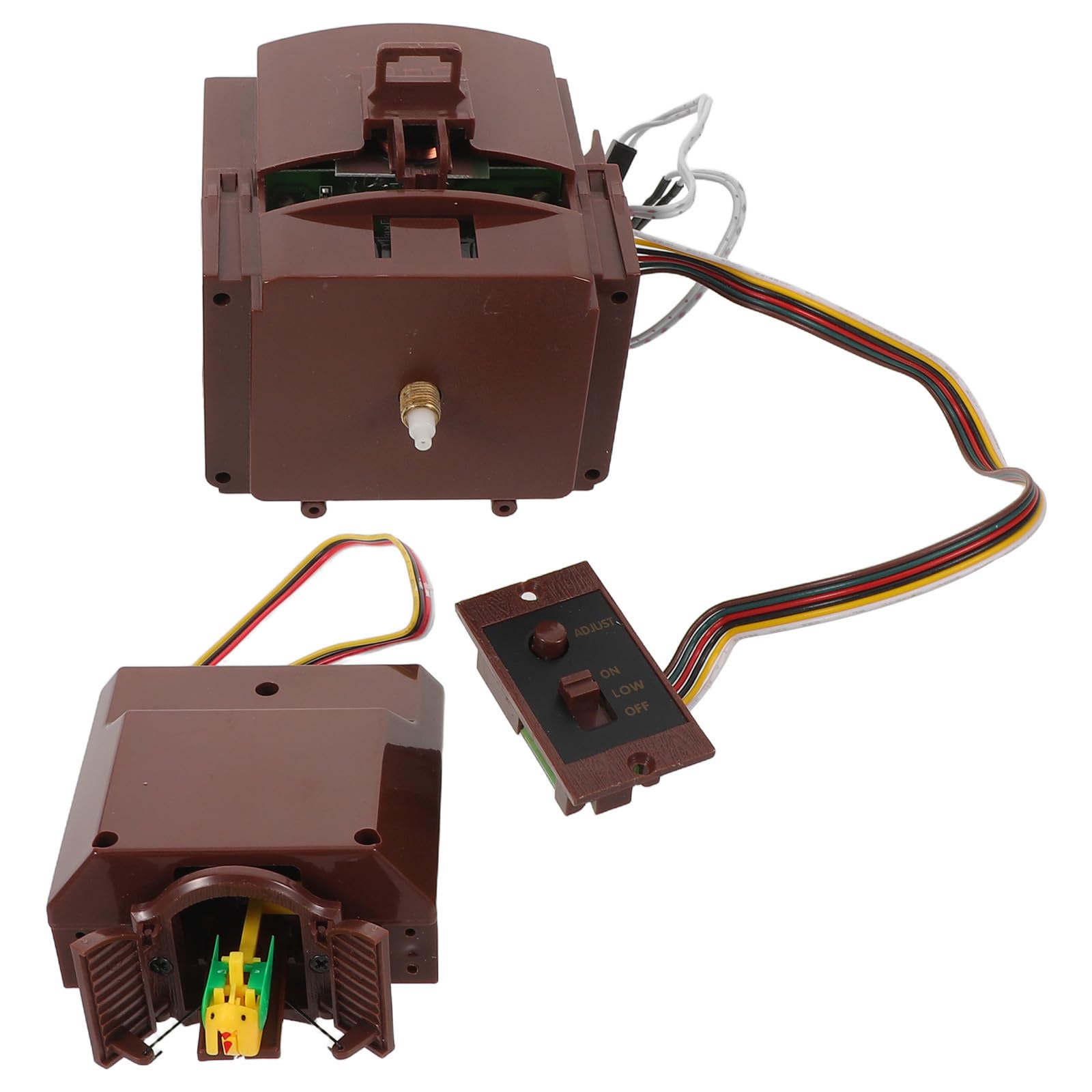 TEHAUX Mécanisme D’Horloge à Coucou à Quartz Marron, Kit de