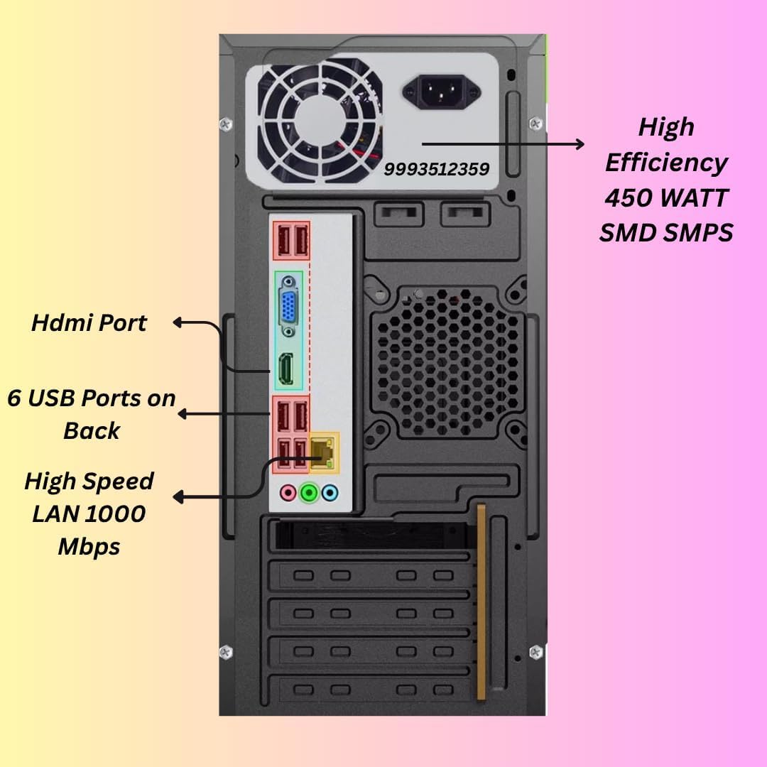 Assembled Desktop with Core i7-3770 Quad Core 3.40Ghz Processor