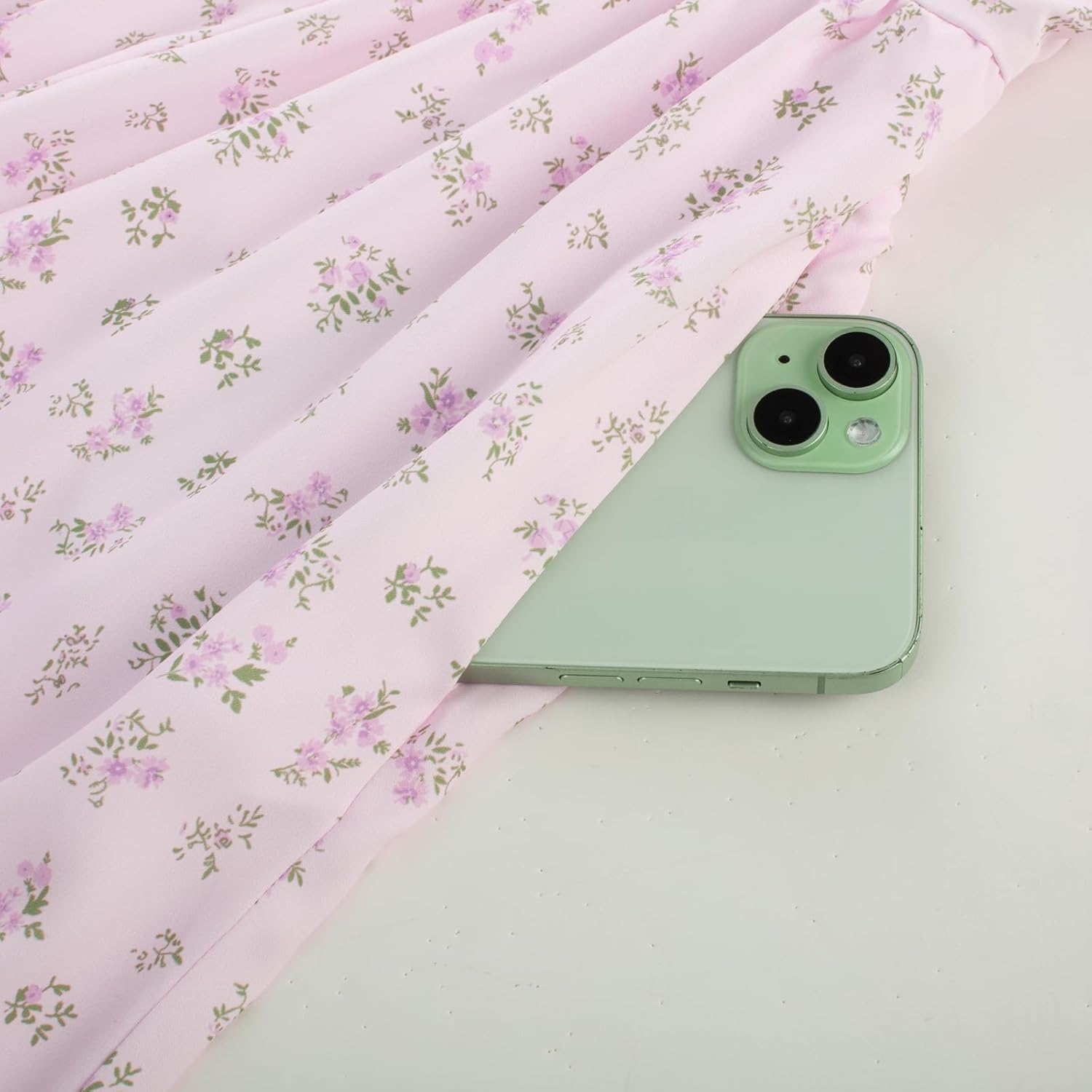 Scarlet Darkness Women's Floral Corset Dress with Split 2026 Summer Spring Square Neck Midi Milkmaid Dresses - Image 5