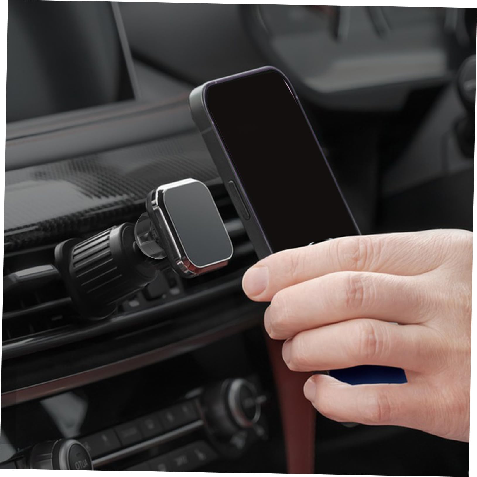 VALICLUD Adaptateurs Écrous Support Téléphone Voiture Prune 20 Pièces Fixation Rapide sans Fil Accessoire Chargeur Voiture Polyvalent
