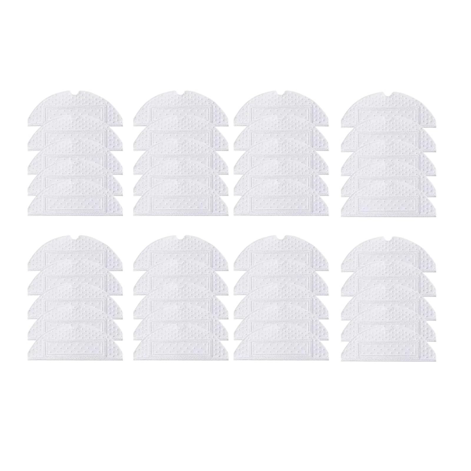 kvcccss Disposable Mop Cloth ，Compatible For Roborock， S7/S7Max/S7MaxV/S7MaxVUltra/S70/S75/G10/G10PRO/G10SPURE/T7S/T7SPLUS/T8Plus Robot Vacuum(SET3)