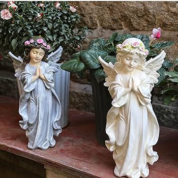 Amazon.co.jp: 天使 置物 オブジェ 天使のオブジェ おきもの