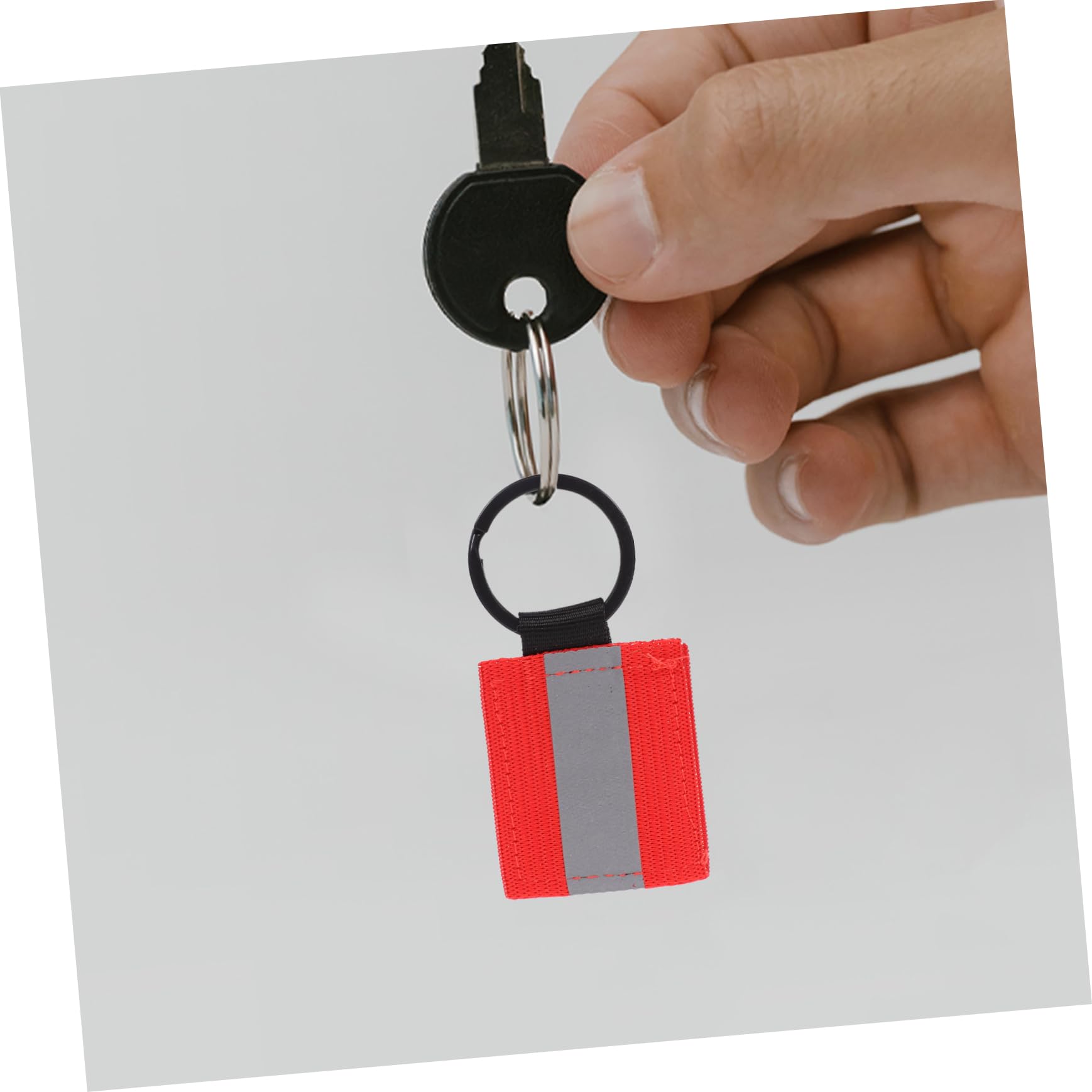 BESPORTBLE Etichette Riflettenti Lucide equipaggiamento Riflettente di Sicurezza Portachiavi Riflettente bifacciale Accessori per Abbigliamento Accessori per Borse Accessori per Zaini