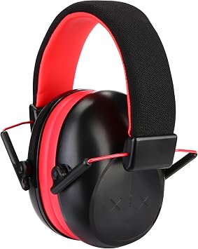 ProCase Kids Noise Cancelling Headphones Ear Hearing Protection, Black