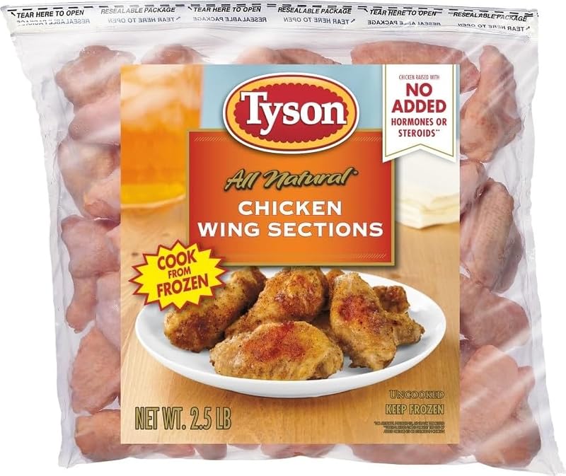 Tyson Chicken Wing Sections, 2.5 Lb. (Frozen)