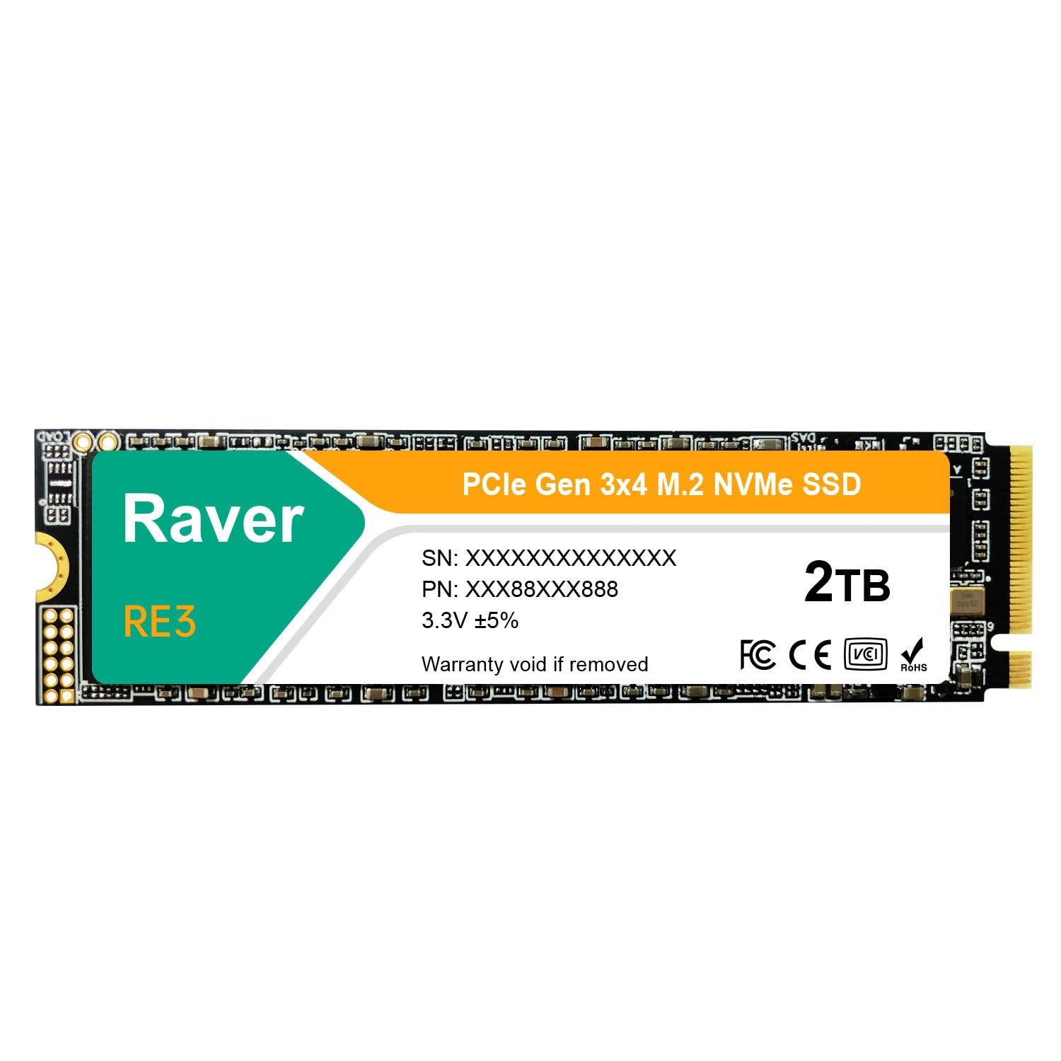 Amazon | SSD 2TB 内蔵型 PCIe Gen3x4 M.2 NVMe 2280 3300MB/s 3D NAND