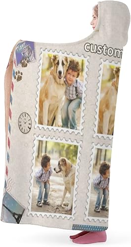 Miniatura 4 de POPCUSTOMS Manta con capucha personalizada