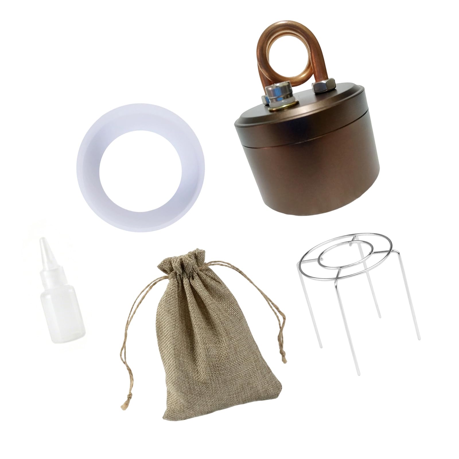 Réchaud de randonnée dense en métal pour faire bouillir l'eau en camping sauvage