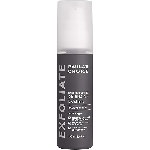Paula's Choice-SKIN PERFECTING 2% BHA Gel Salicylic Acid Exfoliant, 3.3 Ounce Bottle