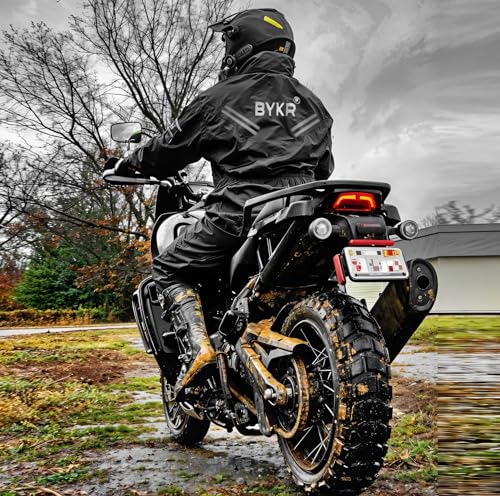 image for BYKR Waterproof Outdoors Motorcycle Rain Suits for Men & Women Cycling