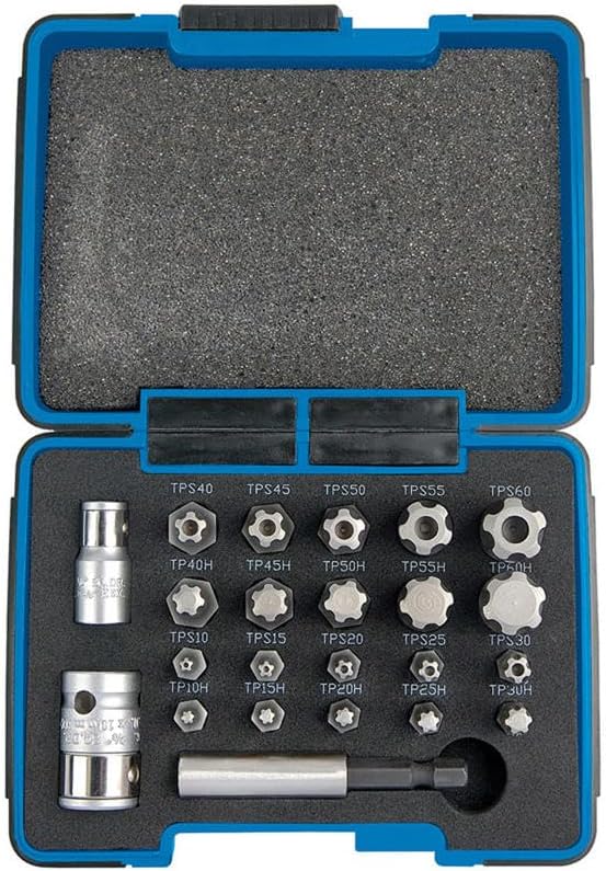 Draper TXP23/KIT 1/4/3/8-Inch Square Drive TX-Star Plus Bit Set
