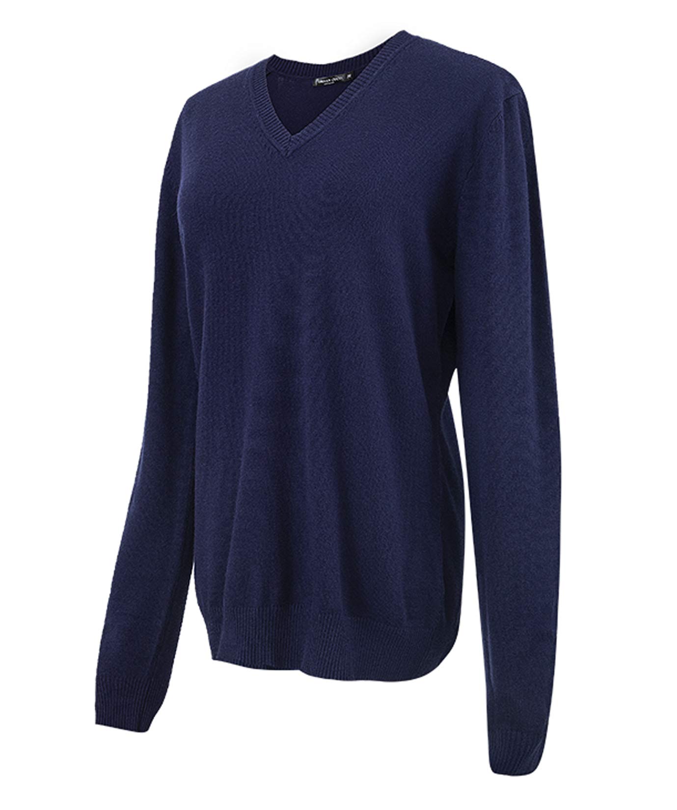 Urban CoCoWomen's V Neck Long Sleeve Solid Classic Knit Pullover Sweater Tops