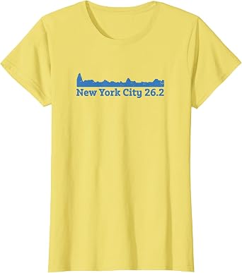 Run New York City Elevation Map 26.2 NYC T Shirt T-Shirt