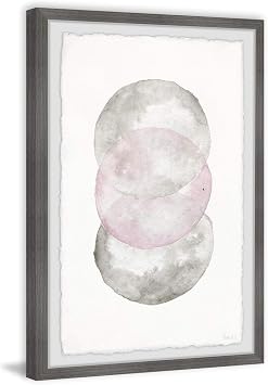 Parvez Taj Pick the Pink Circle Framed Painting Print 16" x 24"