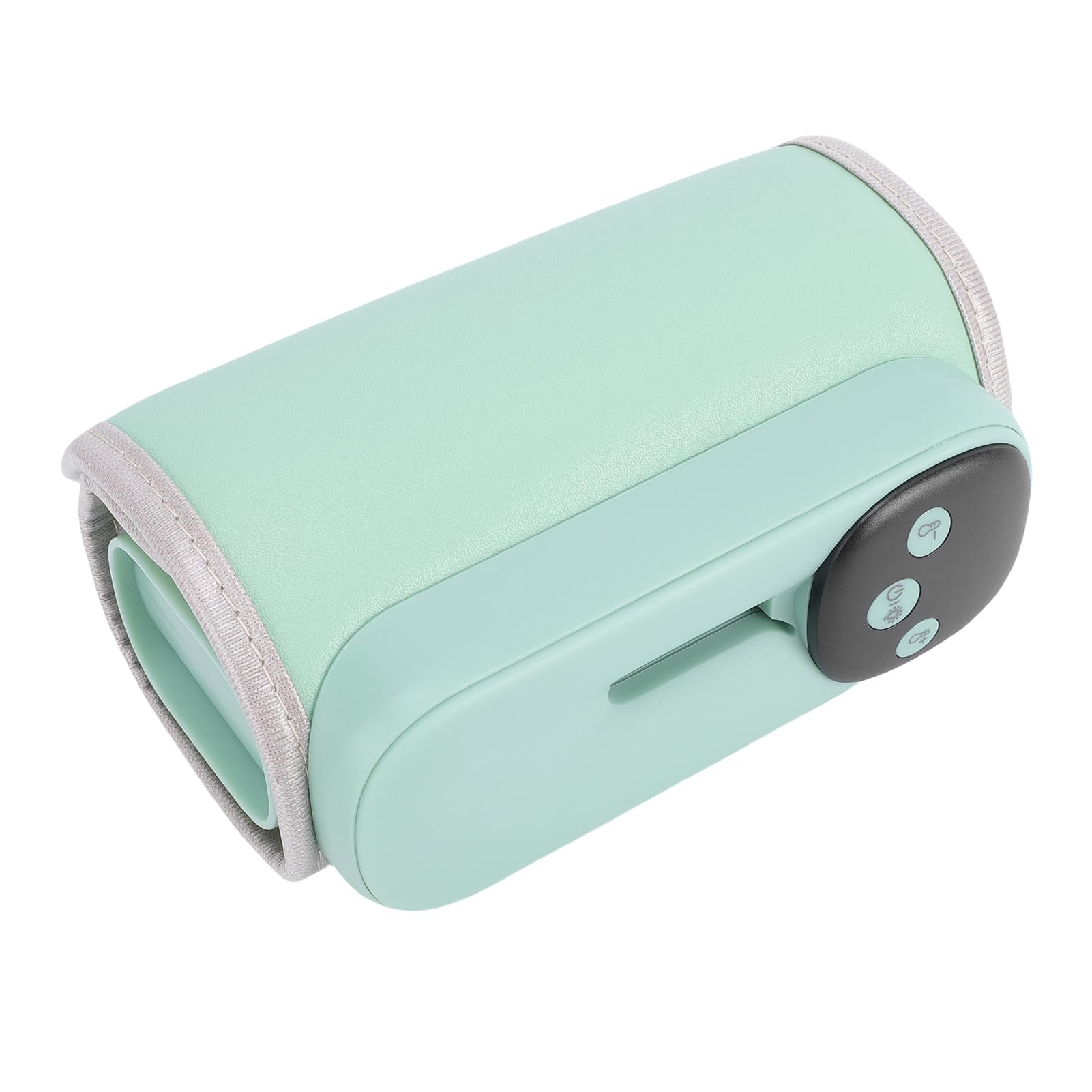 Generic Scaldabiberon Portatile con Luce Notturna 11 Impostazioni di Temperatura Display Digitale Scaldabiberon Portatile per Biberon da 2,56-3,15 Pollici (GREEN)