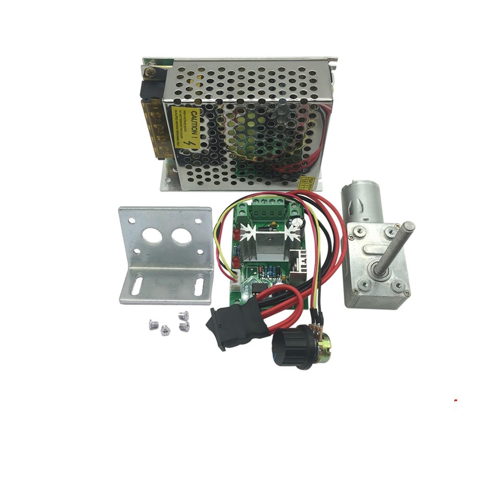 Motor de reducción de velocidad de gusano 4632-370 Reductor de engranaje helicoidal de 12 V CC con eje de tornillo M6 de 50 mm de longitud, motorreductor de engranaje helicoidal de 3 V, 6 V y 24 V, mo
