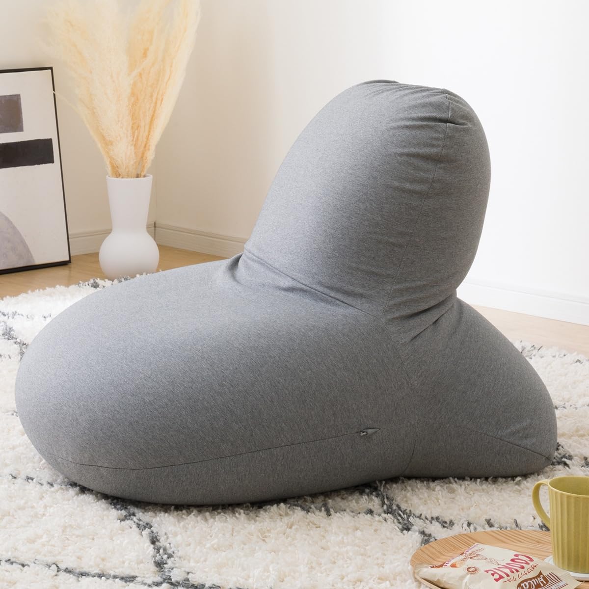 ニトリ(NITORI) ビーズソファ BS-E02TR グレー 幅71×奥行50×高さ69cm 7803982