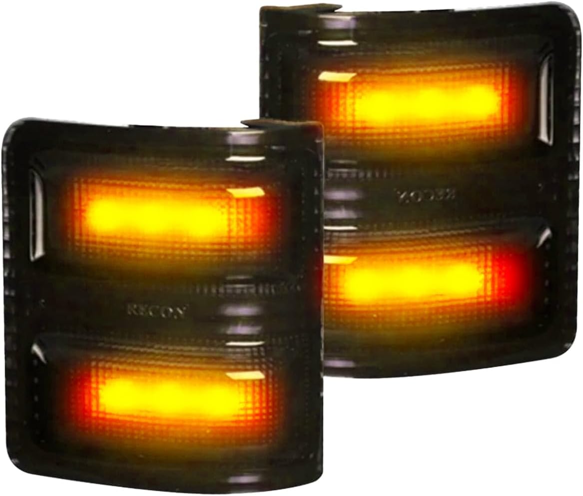 Recon 264140BK LED Mirror Smoked Lens Kit
