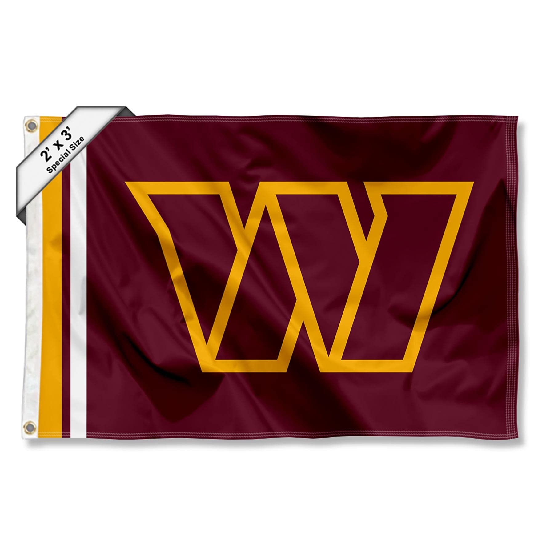 Petit drapeau Washington Commanders 0,6x0,9 m, le cadeau parfait pour fan - 6