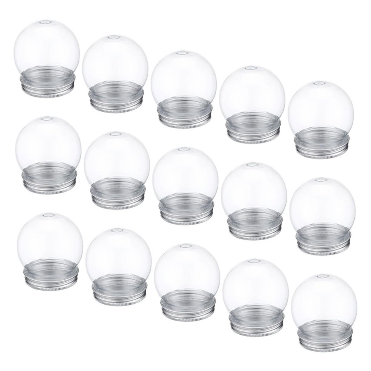 Bolas plásticas transparentes para rellenar con adornos navideños sin roturas