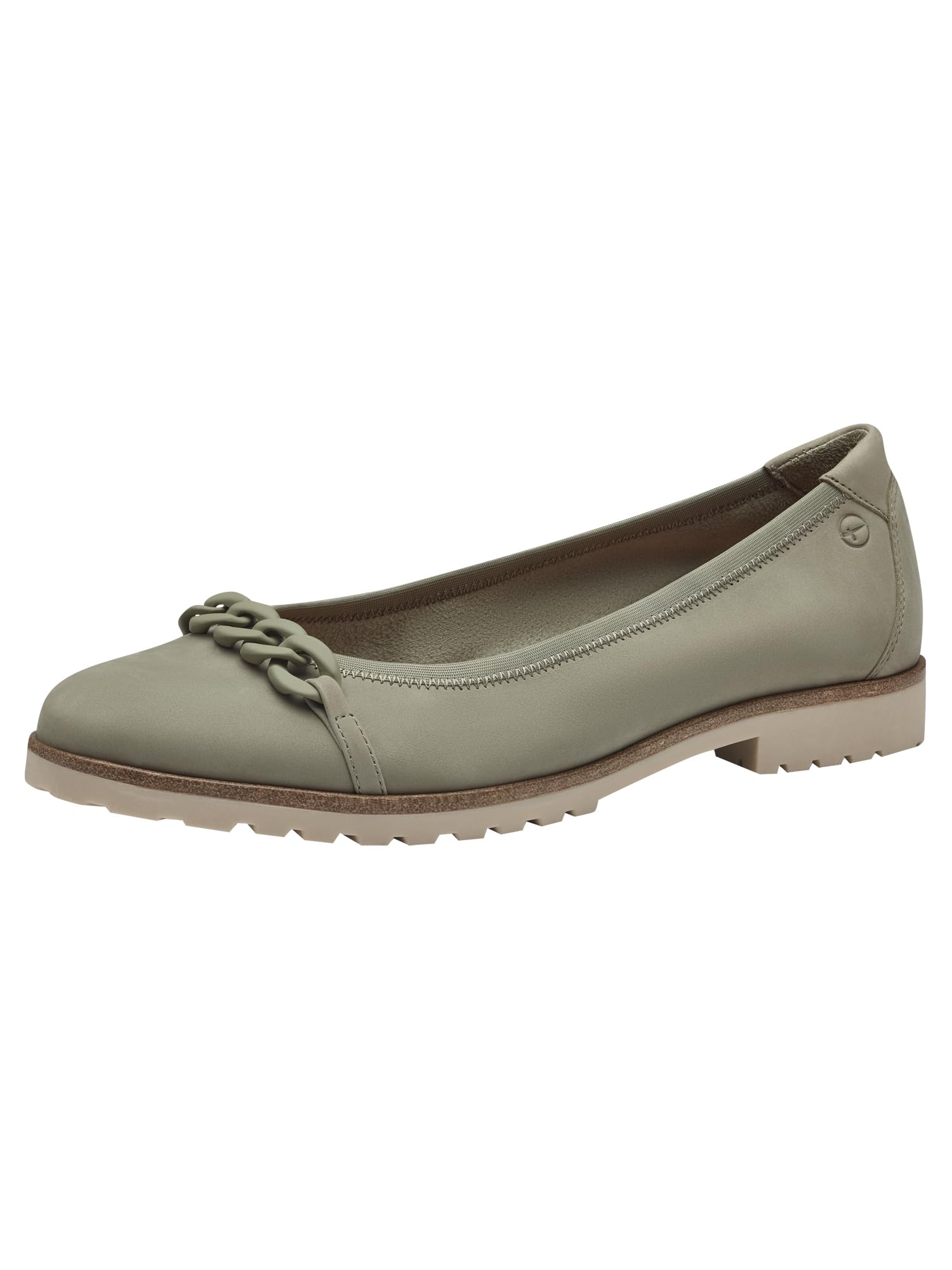 Tamaris Women's Classic Ballet Flats, Women's Flats, Sage, 3.5 UK