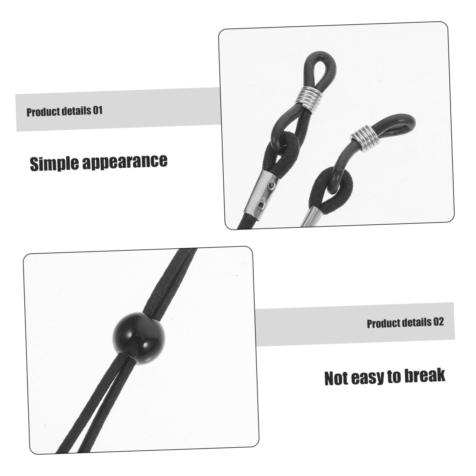 ULTECHNOVO 40 Pcs Occhiali Cordino Occhiali Cinghie Occhiali Da Sole Cinghia Occhiali Da Sole Supporto Della Cinghia Occhio Supporto Di Occhiali Cordino Occhiali Cinghie Occhiali Da
