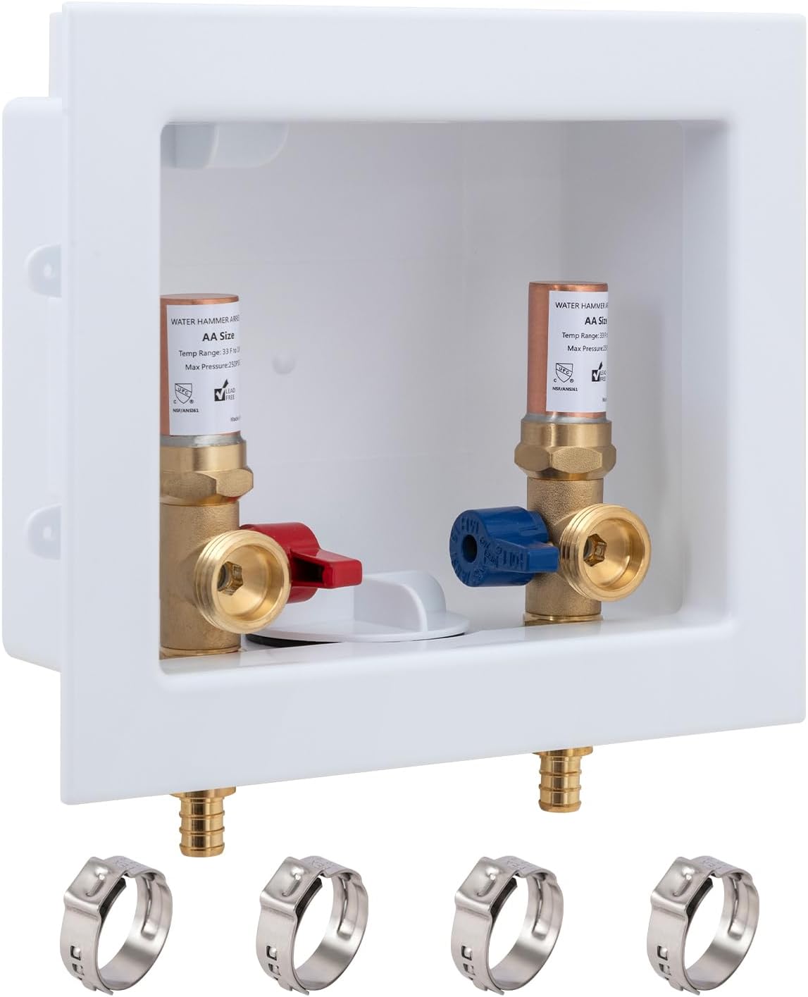 Tectite FSBBOXWMWH Outlet Box, White