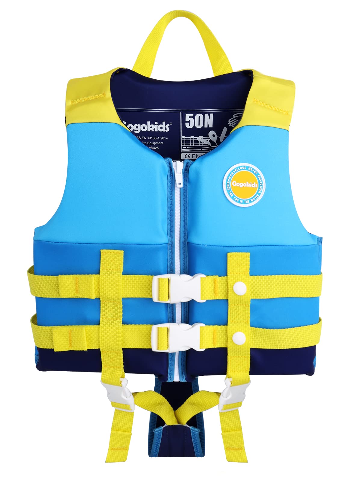 Gilet De Sauvetage Enfant – Flottabilité Assurée, Couleurs Vives – Pour Piscine, Plage, Bateau