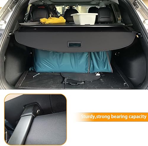 Miniatura 4 de Jeep Grand Cherokee 2025 - Cubierta de carga retráctil para maletero trasero, equipaje, cubierta de seguridad compatible con Jeep Grand Cherokee (2