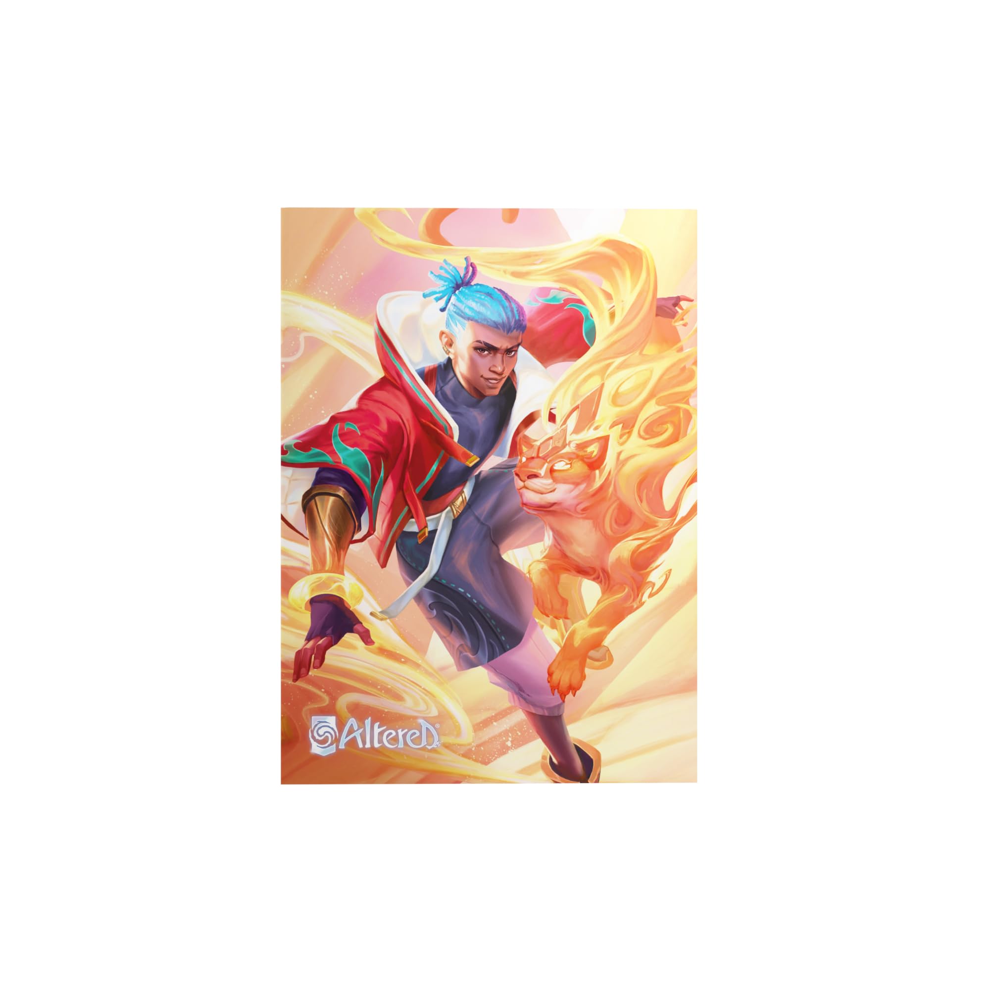 Altered Kojo Art Sleeves (50-Pack) - Officially Licensed Standard-Sized TCG Card Protectors, Vibrant Full-Color Faction Designs, Durable with Great Shuffle Feel, Made by Gamegenic