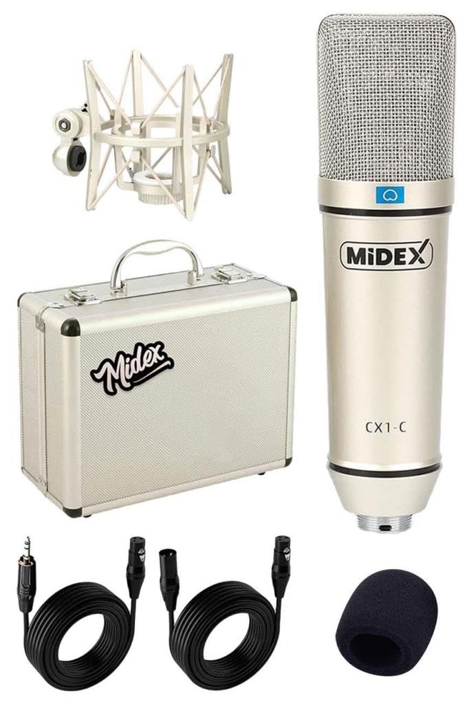 Midex CX1 Profesyonel Üst Seviye Condenser Stüdyo Mikrofonu