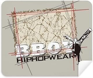 Graffiti Street Culture Boy Hip Hop Cleaning Cloth Screen Cleaner 2pcs Suede Fabric