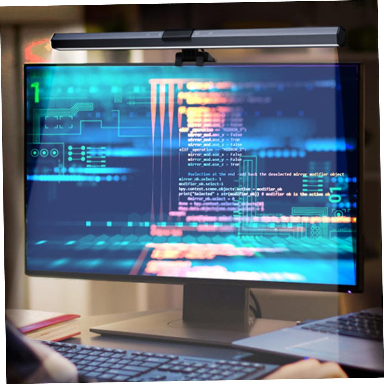 KICHOUSE USB Led Monitor Light Bar for Study Office Screen Light Flicker No Shadows Easy Installation for Home Dorm Use