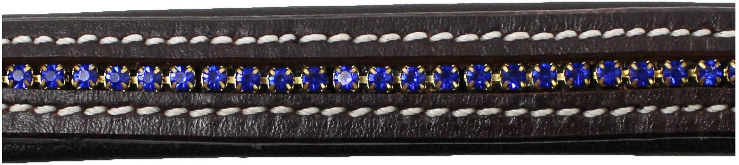 CHALLENGER Horse English Equestrian Padded Leather Replacement Bridle Browband 80997RB